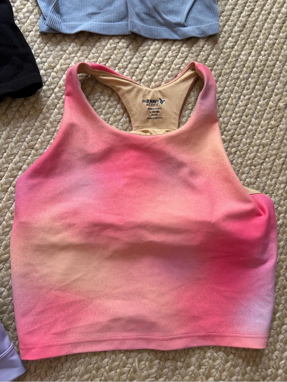 Girls Sports Bra Bundle Lot Of 4 Nike Old Navy 10